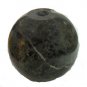 Lamp parts: Lot of 4   3 1/2" green, black, brown, wht marble balls  M-100
