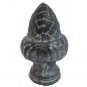 LOT OF 10 UNFINISHED METAL ACORN KNOB FINIALS 1/4-27 THREAD   A-1