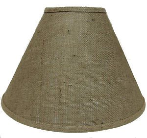 Burlap 14" lamp shade