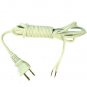 Lamp parts: Lot of 25 8' white cord with plug  TR-1852
