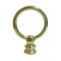 Lamp parts: Polished brass ring lamp shade finial  TV-1711