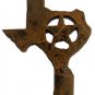 Lamp parts:RUSTIC METAL TEXAS W/ STAR LAMP SHADE FINIAL TF-9