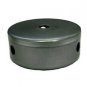Lamp parts: lot of 8... 3-hole unfinished steel cluster    TG-629