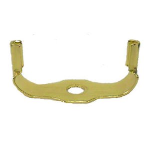 Lamp part: Extra wide brass-plated light duty saddle   TG-763