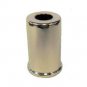 Lamp parts Lot of 3...1 1/2" nickel flange necks TV-244