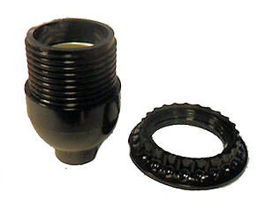 Lamp parts: Phenolic keyless socket w/screw ring  TR-32
