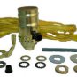 Lot of 15 lamp part kits - gold cord, off/on socket  TD-396X Gold