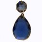 Lamp parts: large blue crystal  colored  prisms TZ-392