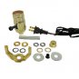 Lamp kit- 12' black cord, off/on socket