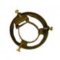 Lamp parts: lot of 6... 2 1/4" unfinished brass holder for metal shells TY-2162