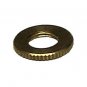 Lamp part: Lot of 100....3/4" knurled br locknuts  TV-10