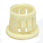 Lamp Parts:Lot of 10   white snap-in plastic bushing for 7/16" hole    TV-549
