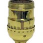 Lamp parts: Lot of 10 Off-on solid brass keyless socket  TR-416