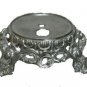 Lamp parts: decorative raw cast metal base (LP484)