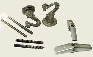 Lamp parts: chrome-plated  hook sets                TD-106
