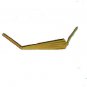 Lamp parts Lot of 12 brass tapered prism connectors