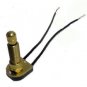 Lamp parts: single pole rotary canopy switch - 1" nipple  TR-311