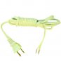Lot of 25: SPT-2    8' white cord with plug   TR-1952