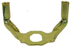 Lamp part: brass light duty saddle only- ***1/2" hole***
