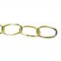 Lamp parts: 8 gauge chain - brass plated (TK-11)