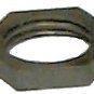 Lamp parts: milled steel hex nuts- large hole- 1/4 IPS     TV-18