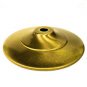 Lamp parts: 3 3/4" (inside diameter) solid brass satin vase cap  TH-129