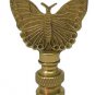 Lamp parts: POL BRASS MINI-BUTTERFLY LAMP SHADE FINIAL