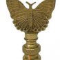 Lamp parts: POL BRASS MINI-BUTTERFLY LAMP SHADE FINIAL