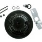 Lamp parts: Lot of 10 Embossed black canopy kits TD-394