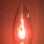 Lamp parts: Flicker light bulbs: med-based skts  TM-989