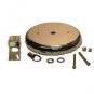 Complete chrome-plated canopy kit for chandeliers  TD-380