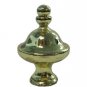 Lamp parts:Pyramid polished brass lamp shade finials