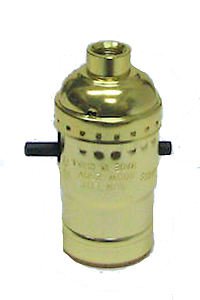 Lamp parts: Push-thru socket, shell, cap   TR-19