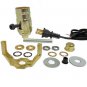 lamp part kits- make your own- brown cord, 3-way socket