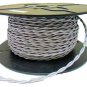 SILVER TWISTED RAYON WIRE- 18 GA 2-WIRE VINTAGE-STYLE $1.60 A FT FREE SHIPPING