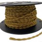 GOLD TWISTED RAYON WIRE- 18 GAUGE 2-WIRE VINTAGE-STYLE $1.60 A FT FREE SHIPPING