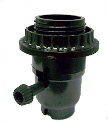 phenolic 3-way 1/4 ips socket w/ screw cap *large hole*   TR-31LH