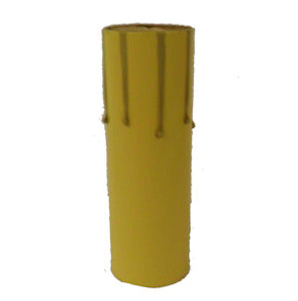 Upgradelights 6 Inch Ivory Fibre Drip Edison Base Candle Cover Replacement