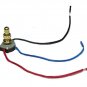 3 WAY 2 CIRCUIT ROTARY SWITCHES 5/8" SHANK   TR-302