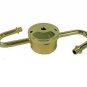 Lamp parts:unwired 2-lite s-arm brass-plated cluster body   TG-671