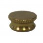 Lamp parts: Lot of 3 brass bracket caps 1/8 IPS     TV-346