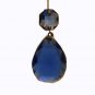 2 1/4" BLUE GLASS COLORED PRISMS   #390