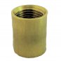 Lot of 2 COUPLINGS POLISHED BRASS & LACQUERED  1/8 IPS    TV-81