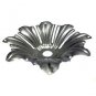 8-LEAF 4-HOLE METAL BOBECHE TO HANG PRISMS   TH-568
