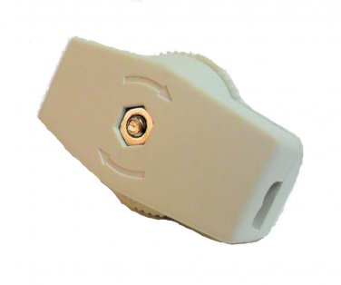 WHITE OFF/ON INLINE SWITCH   SPT-2  LINE SWITCH       TR-176