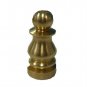 1" unfinished brass lamp shade finial  TV-275