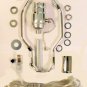 Lot of 10 silver lamp kits: off/on pull chain, 9" harp, neck  TD-397PC