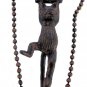HANGING CAT FAN OR SOCKET PULL- COPPER/BLACK WASH