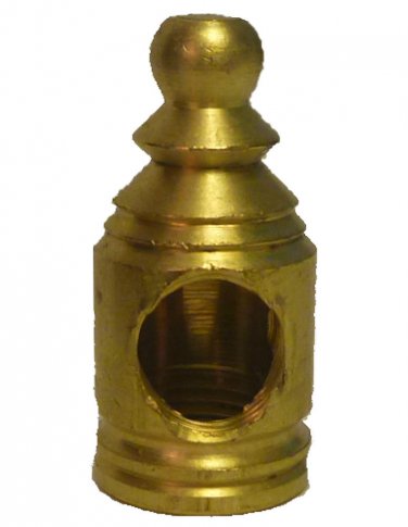 UNFINISHED BRASS 2-HOLED ARMBACK      TV-66