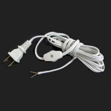 8' White cord w/line switch   SPT-2       TR-2952
